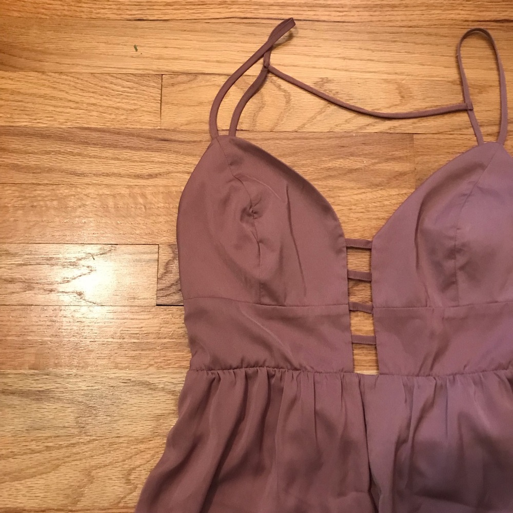 Urban Outfitters Dark Pink Romper